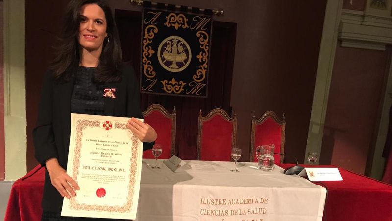 ITA galardonada con la medalla al Mérito Sanitario de la Academia de Ciencias de la Salud Ramón y Cajal