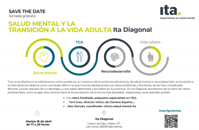 Jornada Ita Diagonal: Salud Mental y la transición a la vida adulta