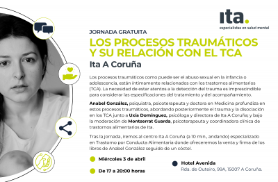 Jornada Ita A Coruña: Los procesos traumáticos y su relación con los TCA