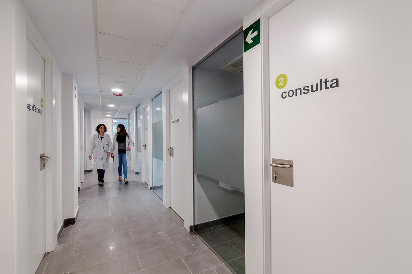 Pasillo de las instalaciones de Ita Valencia